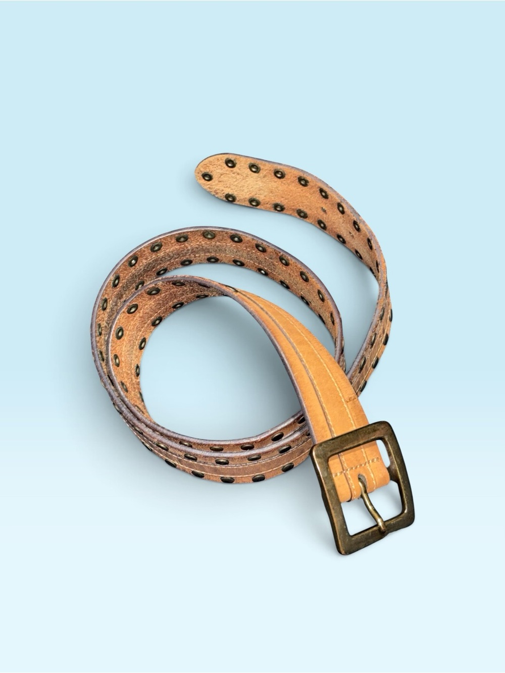 HipWear Leather Grommet Belt GH5058BTA 40” L/XL